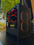 Neptus 1.1 - oranje/rode RGB (driekwart)