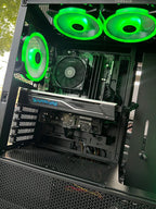 Vega 1.0 - groen interieur close-up
